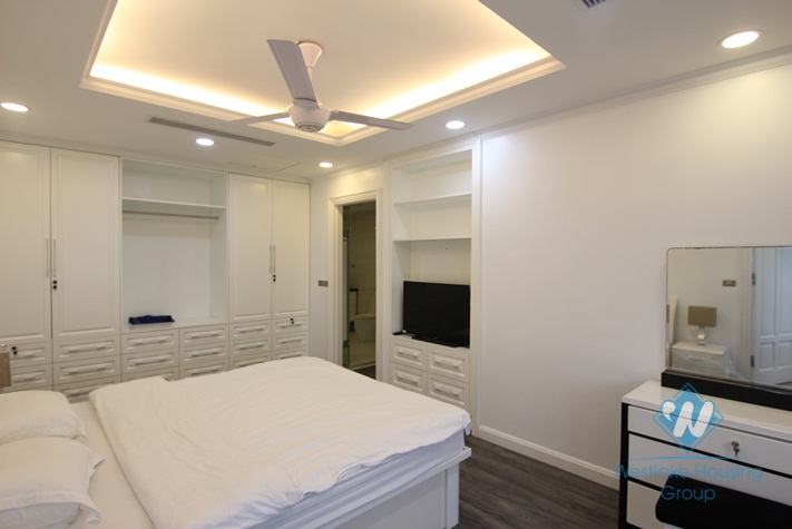 Big two bedrooms apartment for rent in Thuy Khue street, Tay Ho district, Ha Noi